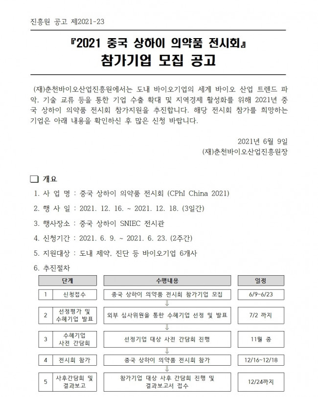 [공고] 2021 중국 상하이 의약품 전시회 참가기업 모집 공고001.jpg